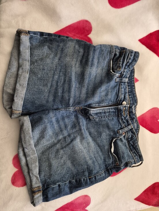 Old Navy Pants - Old Navy Medium Blue Straight Jeans with Contrast Stitching